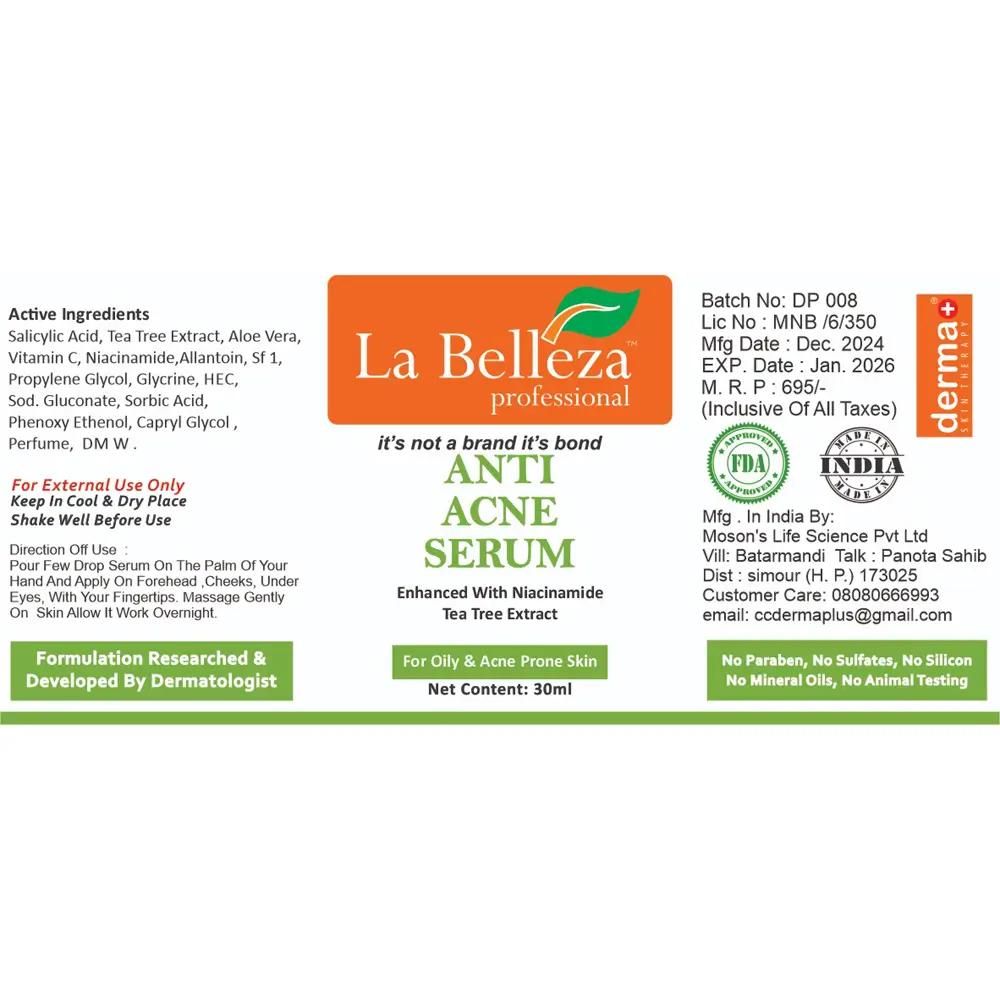 Anti Acne Serum - 30ml - Image 2